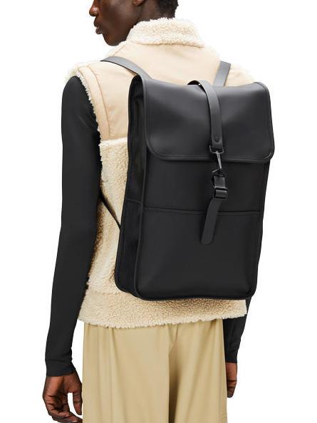 BACKPACK Wasserdichter Rucksack Schwarz - Rucksäcke für Schule &amp; Freizeit