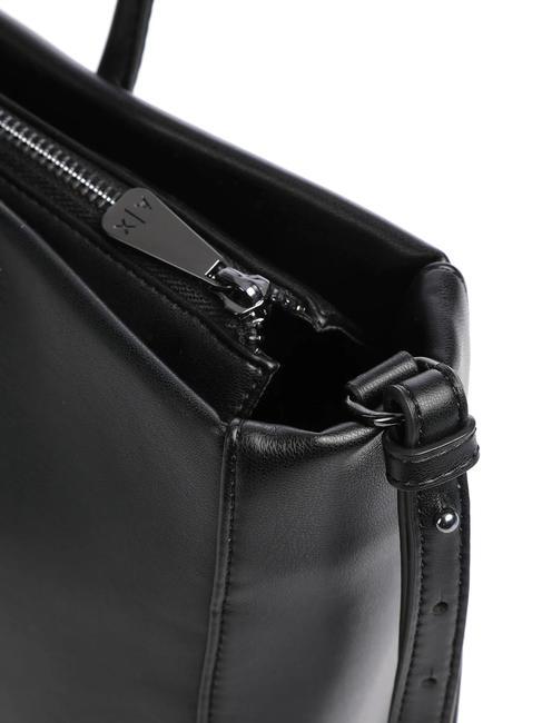 PLAQUE LOGO Handtasche mit Schultergurt Schwarz - Damentaschen