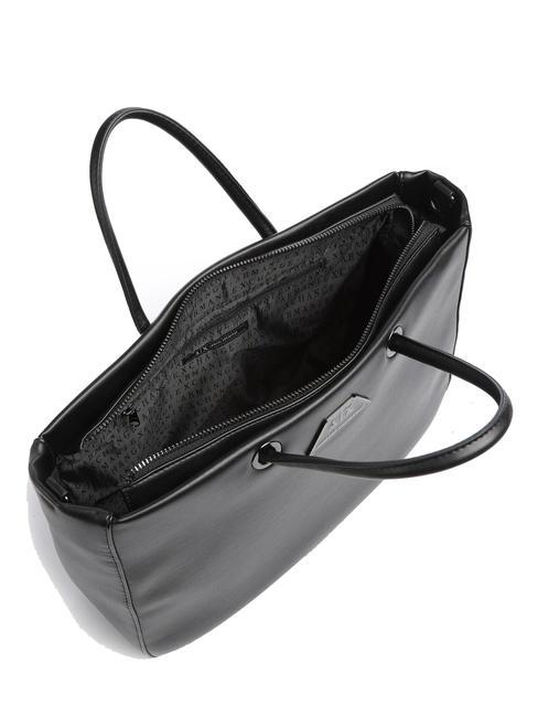 PLAQUE LOGO Handtasche mit Schultergurt Schwarz - Damentaschen