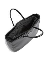 ARMANI EXCHANGE PLAQUE LOGO Handtasche mit Schultergurt Schwarz - Damentaschen - 4