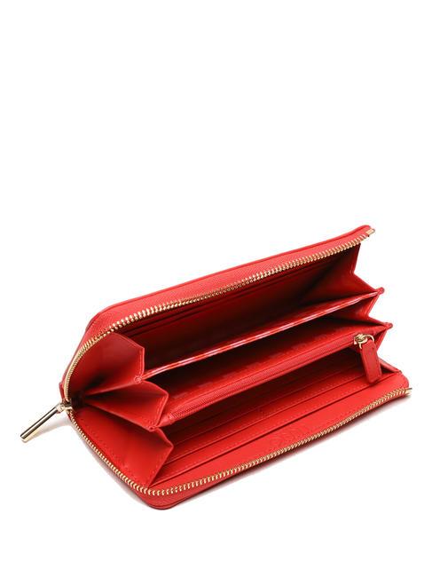 CALIWEN Portemonnaie mit umlaufendem Rei&szlig;verschluss Erdbeere - Brieftaschen Damen