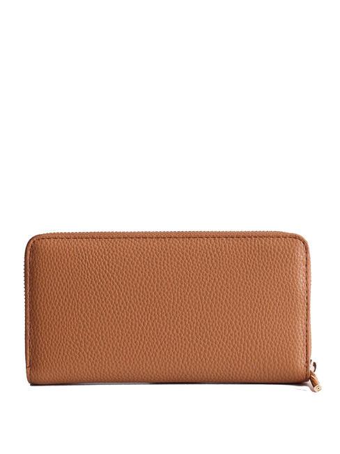 CALIWEN Gro&szlig;e Geldb&ouml;rse mit umlaufendem Rei&szlig;verschluss Bronzebonbons - Brieftaschen Damen