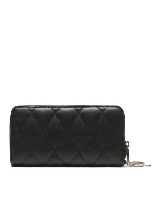ASTILBE Gesteppte Geldb&ouml;rse mit umlaufendem Rei&szlig;verschluss SCHWARZ - Brieftaschen Damen