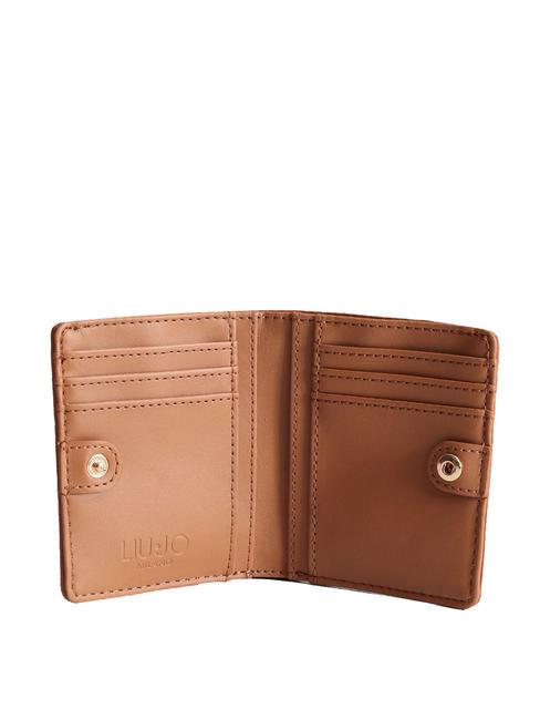 CALIWEN Vertikale Mini-Geldb&ouml;rse Bronzebonbons - Brieftaschen Damen