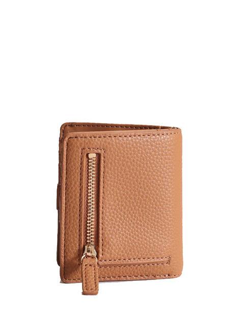 CALIWEN Vertikale Mini-Geldb&ouml;rse Bronzebonbons - Brieftaschen Damen