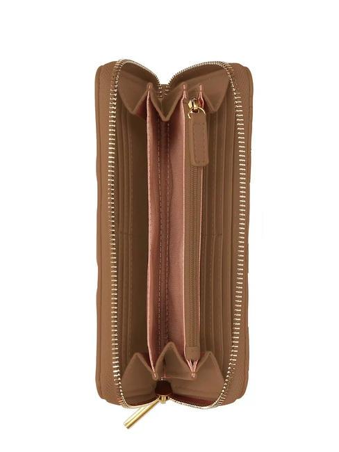 MANHATTAN Gro&szlig;e Geldb&ouml;rse mit umlaufendem Rei&szlig;verschluss Bronzebonbons - Brieftaschen Damen