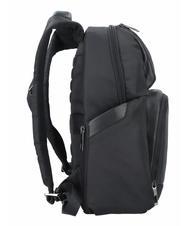 PIQUADRO WALLABY Rucksack aus Leder und Stoff, 14-Zoll-PC-Halter Schwarz - PC-Rucksäcke - 3
