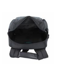 PIQUADRO WALLABY Rucksack aus Leder und Stoff, 14-Zoll-PC-Halter Schwarz - PC-Rucksäcke - 5