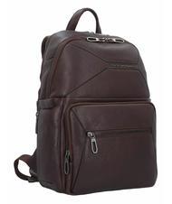 PIQUADRO RHINO Lederrucksack für 14" PC MORO - PC-Rucksäcke - 2