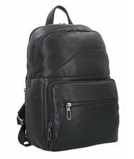 PIQUADRO RHINO Lederrucksack f&uuml;r 14" PC Schwarz - PC-Rucks&auml;cke - 2