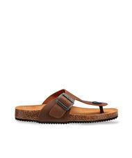 DOCKSTEPS VEGA 2284 Zehenstegsandale aus Leder mit Schnalle dunkelbraun - Herrenschuhe - 2