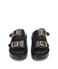DOCKSTEPS CATALINA 1788 Hohe Slipper-Sandale aus Leder Schwarz - Damenschuhe - 3