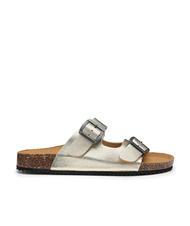DOCKSTEPS VEGA  Sandale aus laminiertem Leder mit zwei Schnallen - Damenschuhe