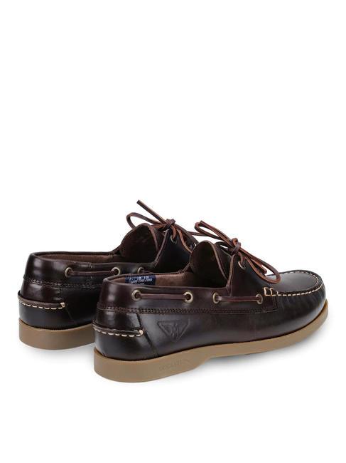 PRO-SAILING 007 Bootsschuh aus Leder braun/beige - Herrenschuhe