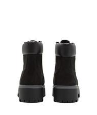 TIMBERLAND STONE STREET PLATFORM WP Wasserdichte Lederstiefelette PECHSCHWARZ - Damenschuhe - 4