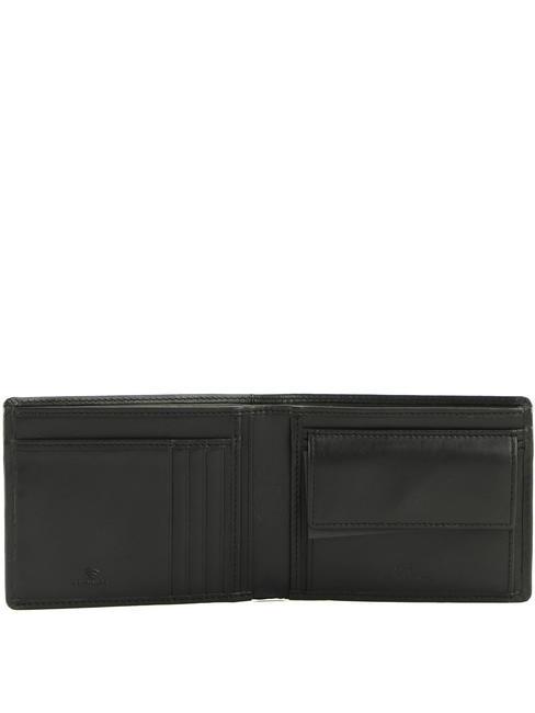 NEW BOSTON Ledergeldbörse SCHWARZ - Brieftaschen Herren