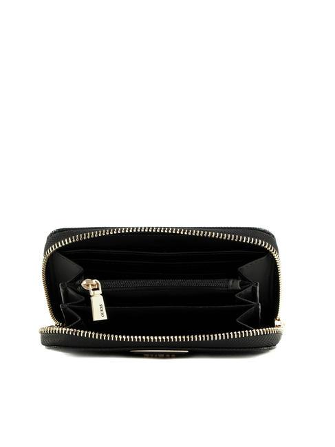 LAUREL Mittelgro&szlig;e Geldb&ouml;rse mit umlaufendem Rei&szlig;verschluss SCHWARZ - Brieftaschen Damen