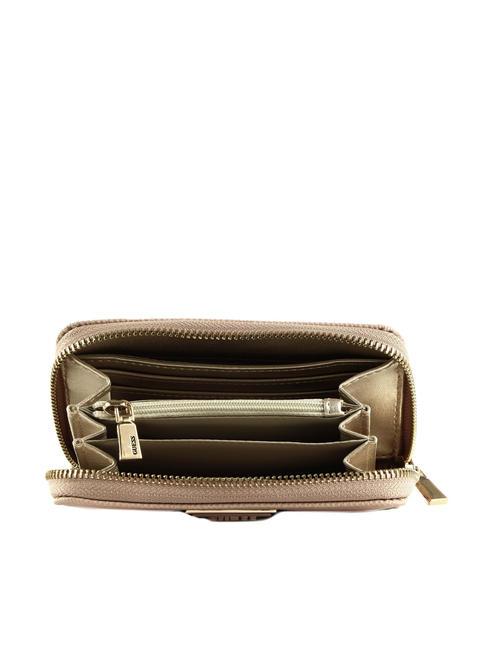 LAUREL Mittelgro&szlig;e Geldb&ouml;rse mit umlaufendem Rei&szlig;verschluss Rosenholz - Brieftaschen Damen