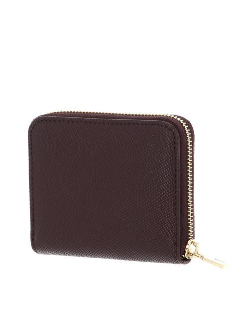 LAUREL Kleines Portemonnaie mit Rei&szlig;verschluss Pflaume - Brieftaschen Damen