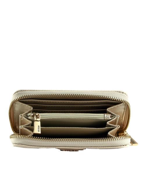 LAUREL Mittelgro&szlig;e Geldb&ouml;rse mit umlaufendem Rei&szlig;verschluss STEIN - Brieftaschen Damen