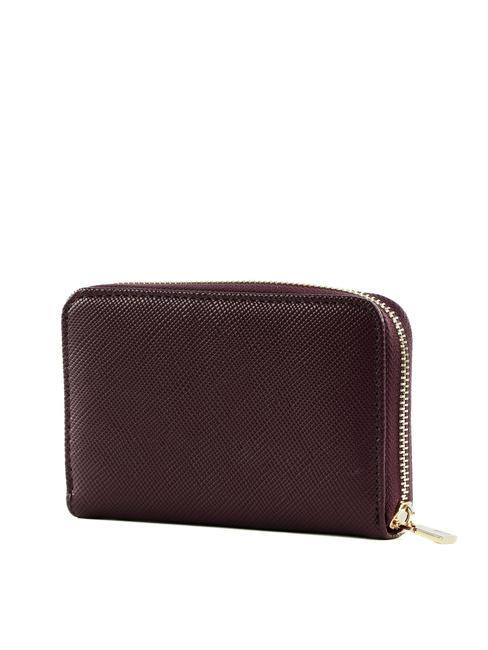 LAUREL Mittelgro&szlig;e Geldb&ouml;rse mit umlaufendem Rei&szlig;verschluss Pflaume - Brieftaschen Damen