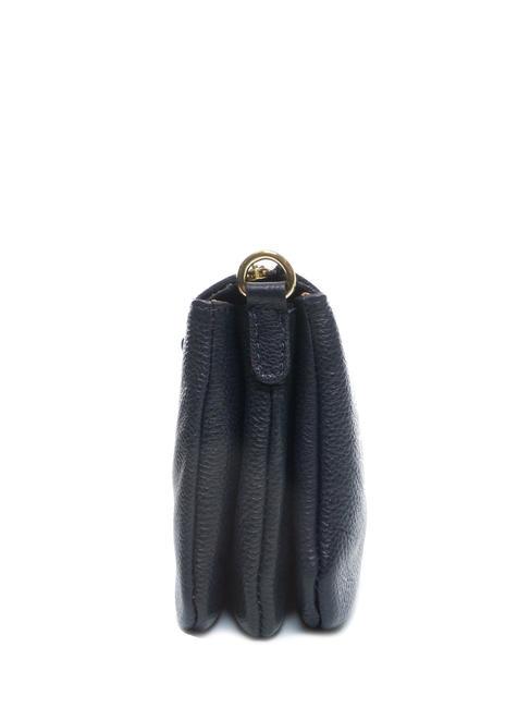 SIMONA Umhängetasche aus Tris-Dollar-Leder Nachtblau - Damentaschen