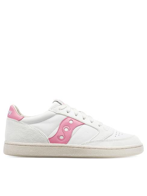 JAZZ COURT Ledersneaker weiß/rosa - Herrenschuhe