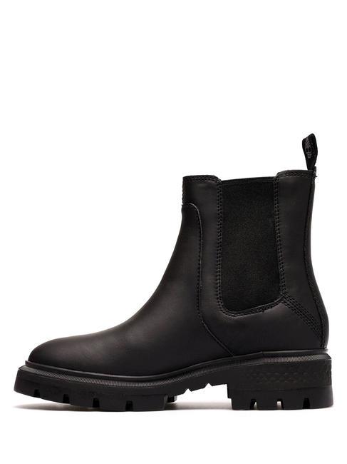 CORTINA VALLEY Chelsea-Stiefel aus Leder PECHSCHWARZ - Damenschuhe