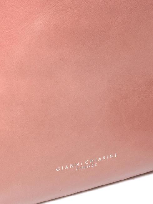 CLUTCH Tasche mit Schultergurt aus Leder Rosenmorgen - Damentaschen