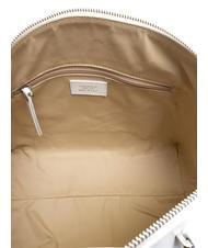 TOSCA BLU GRACE Einkaufstasche aus Leder Wei&szlig; - Damentaschen - 5