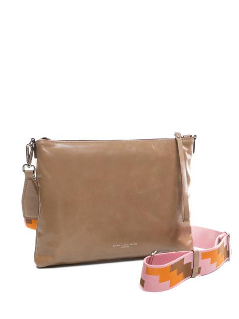 CLUTCH Tasche mit Schultergurt aus Leder Kameen - Damentaschen