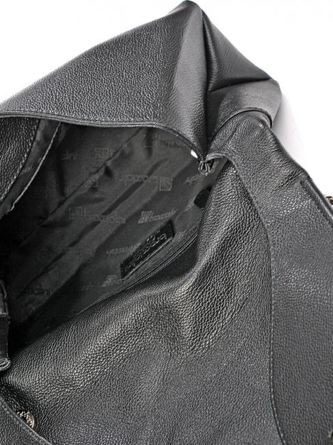NAOMI Umh&auml;ngetasche aus Leder Schwarz - Damentaschen
