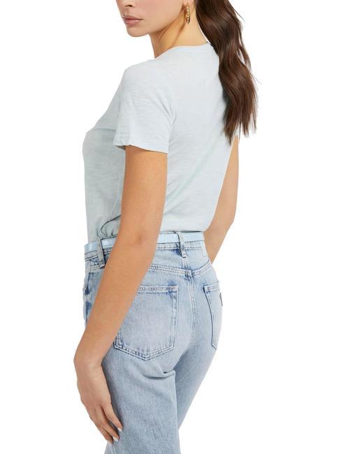 PALM Baumwoll-T-Shirt mit Rundhalsausschnitt saure Minzpaste - T-Shirts und Tops f&uuml;r Damen
