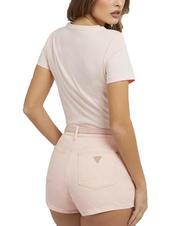 GUESS SHADED Baumwoll-T-Shirt mit Rundhalsausschnitt ruhiges rosa - T-Shirts und Tops f&uuml;r Damen - 2