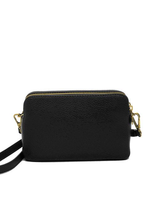 TIFFANY KATE Mini-Schultertasche aus Leder Schwarz - Damentaschen