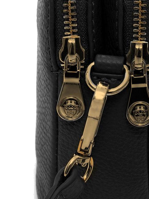 TIFFANY KATE Mini-Schultertasche aus Leder Schwarz - Damentaschen