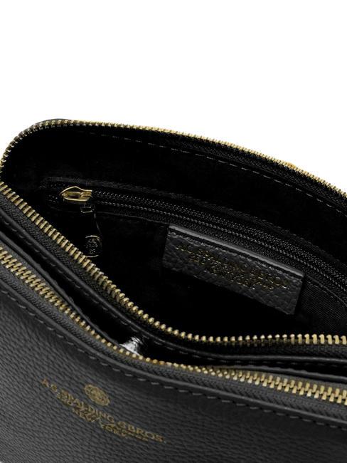 TIFFANY KATE Mini-Schultertasche aus Leder Schwarz - Damentaschen