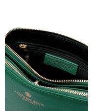 SPALDING TIFFANY KATE Mini-Schultertasche aus Leder dunkelgr&uuml;n - Damentaschen - 5
