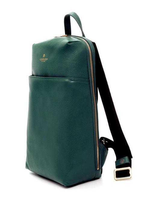 TIFFANY JANE Lederrucksack f&uuml;r 15,6-Zoll-Laptop dunkelgr&uuml;n - PC-Rucks&auml;cke