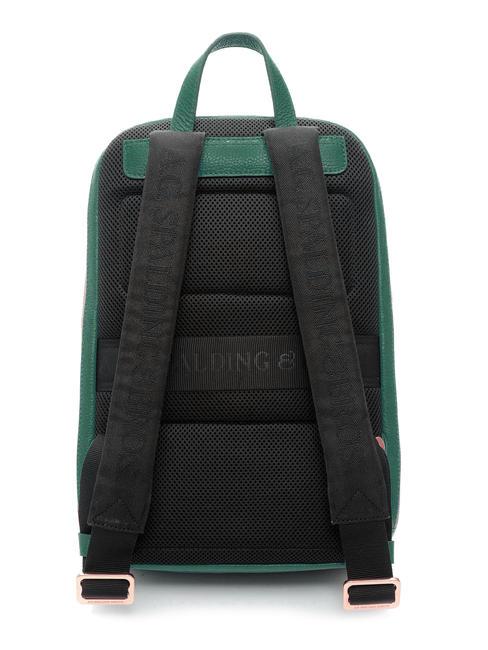 TIFFANY JANE Lederrucksack f&uuml;r 15,6-Zoll-Laptop dunkelgr&uuml;n - PC-Rucks&auml;cke