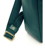 SPALDING TIFFANY JANE Lederrucksack f&uuml;r 15,6-Zoll-Laptop dunkelgr&uuml;n - PC-Rucks&auml;cke - 4