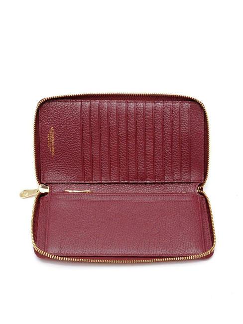 TIFFANY Gro&szlig;e Lederbrieftasche mit umlaufendem Rei&szlig;verschluss rot - Brieftaschen Damen