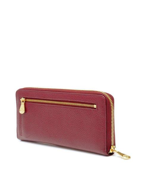TIFFANY Gro&szlig;e Lederbrieftasche mit umlaufendem Rei&szlig;verschluss rot - Brieftaschen Damen