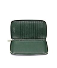 SPALDING TIFFANY Gro&szlig;e Lederbrieftasche mit umlaufendem Rei&szlig;verschluss dunkelgr&uuml;n - Brieftaschen Damen - 2