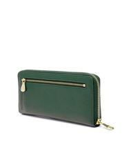 SPALDING TIFFANY Gro&szlig;e Lederbrieftasche mit umlaufendem Rei&szlig;verschluss dunkelgr&uuml;n - Brieftaschen Damen - 3