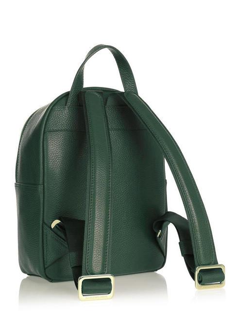 TIFFANY Kleiner Lederrucksack dunkelgr&uuml;n - Damentaschen