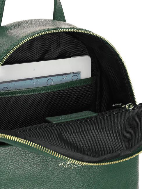 TIFFANY Kleiner Lederrucksack dunkelgr&uuml;n - Damentaschen