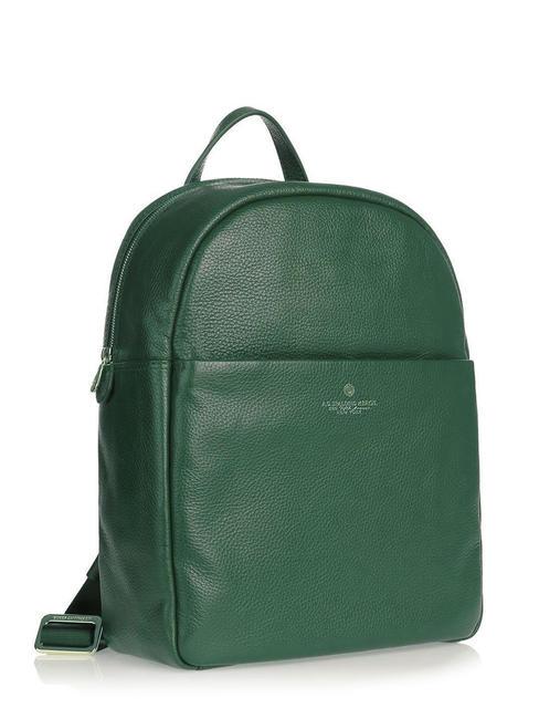 TIFFANY Laptop-Rucksack aus Leder dunkelgr&uuml;n - Damentaschen