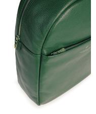 SPALDING TIFFANY Laptop-Rucksack aus Leder dunkelgr&uuml;n - Damentaschen - 3