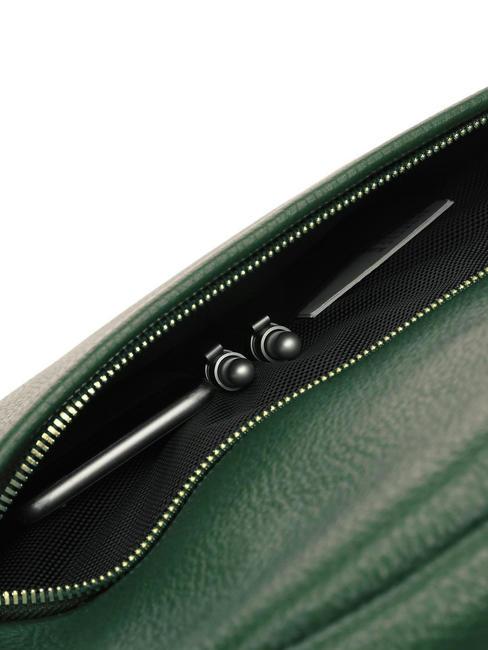TIFFANY Laptop-Rucksack aus Leder dunkelgr&uuml;n - Damentaschen